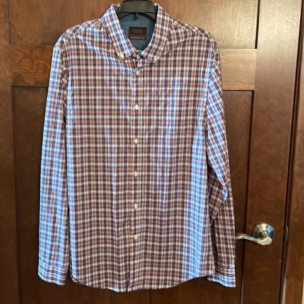 NWT Mens Jachs New York Button Down Shirt - Large